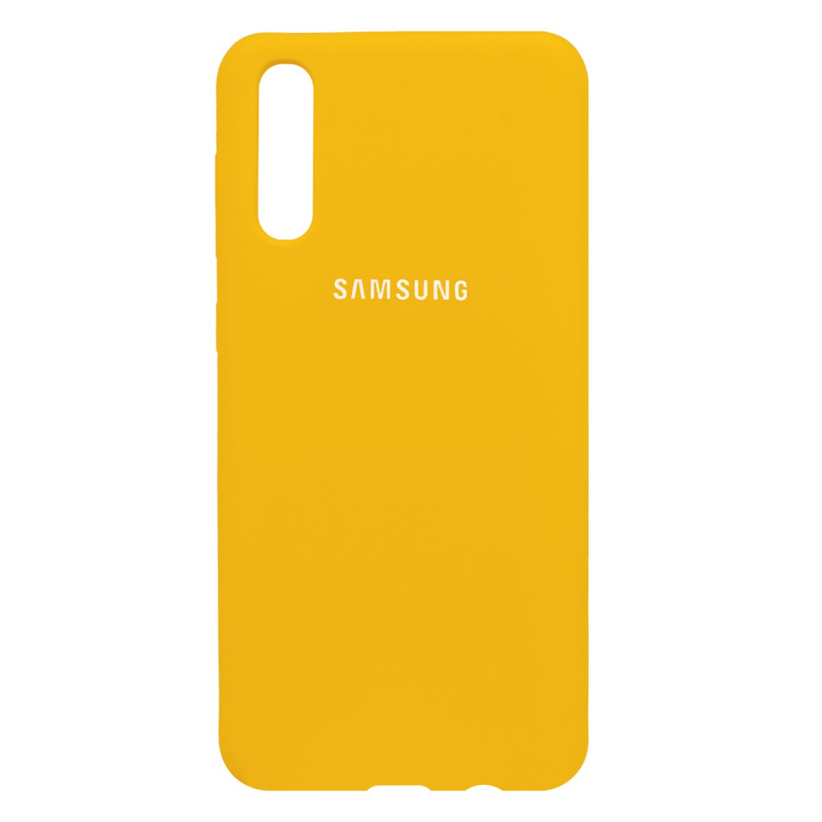کاور سیلیکونی زرد مدل Shape مناسب برای گوشی موبایل سامسونگ Galaxy A30, A50s