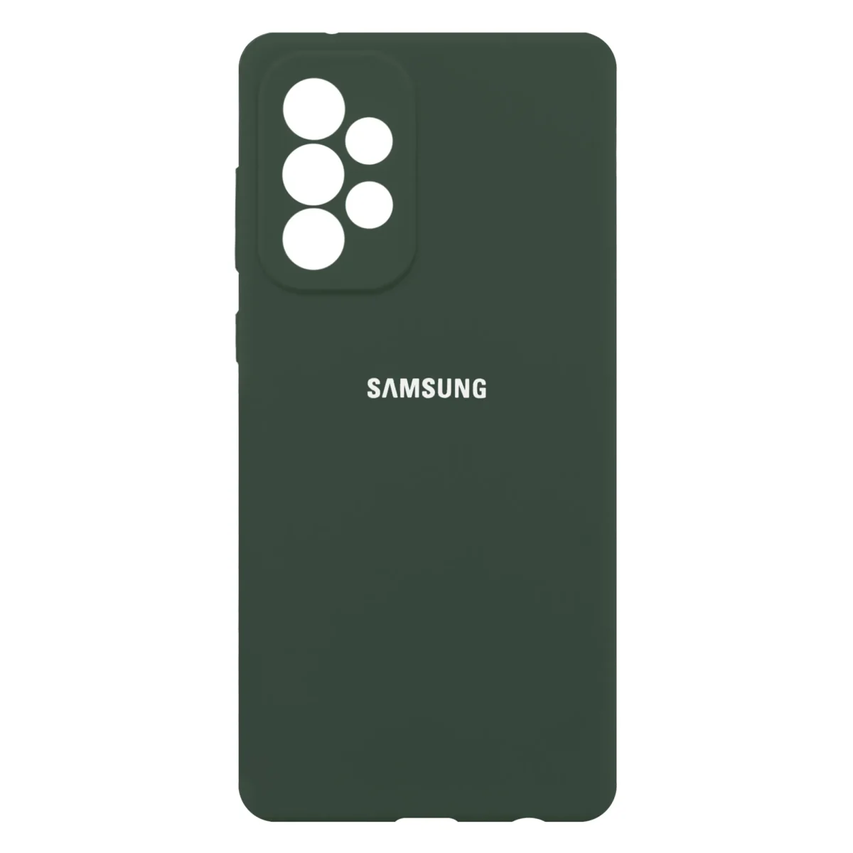 کاور سرمه ای سبز سیلیکونی مناسب برای گوشی موبایل سامسونگ Galaxy A73 5G