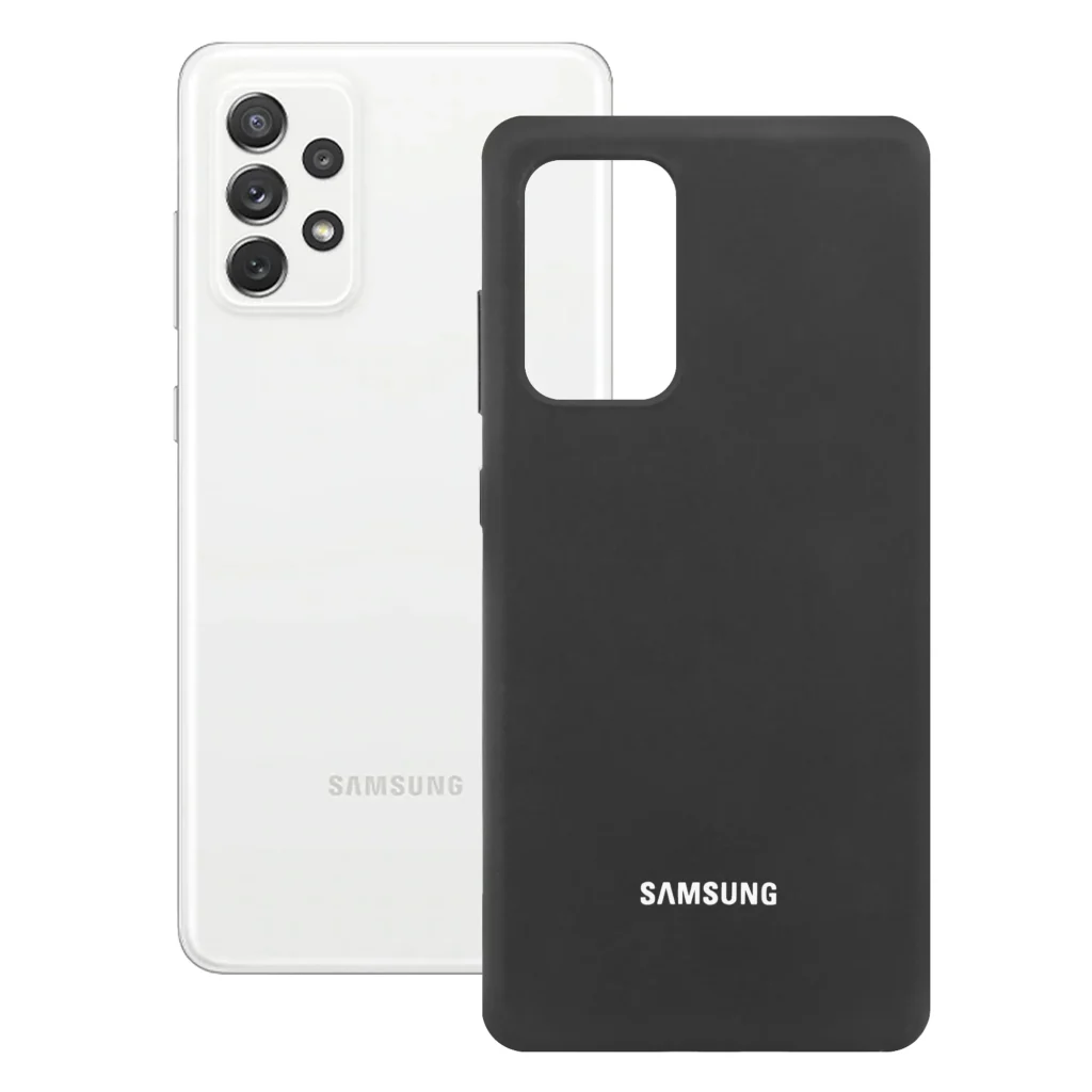 کاور سیلیکونی مشکی مدل Shape مناسب برای گوشی موبایل سامسونگ Galaxy A72