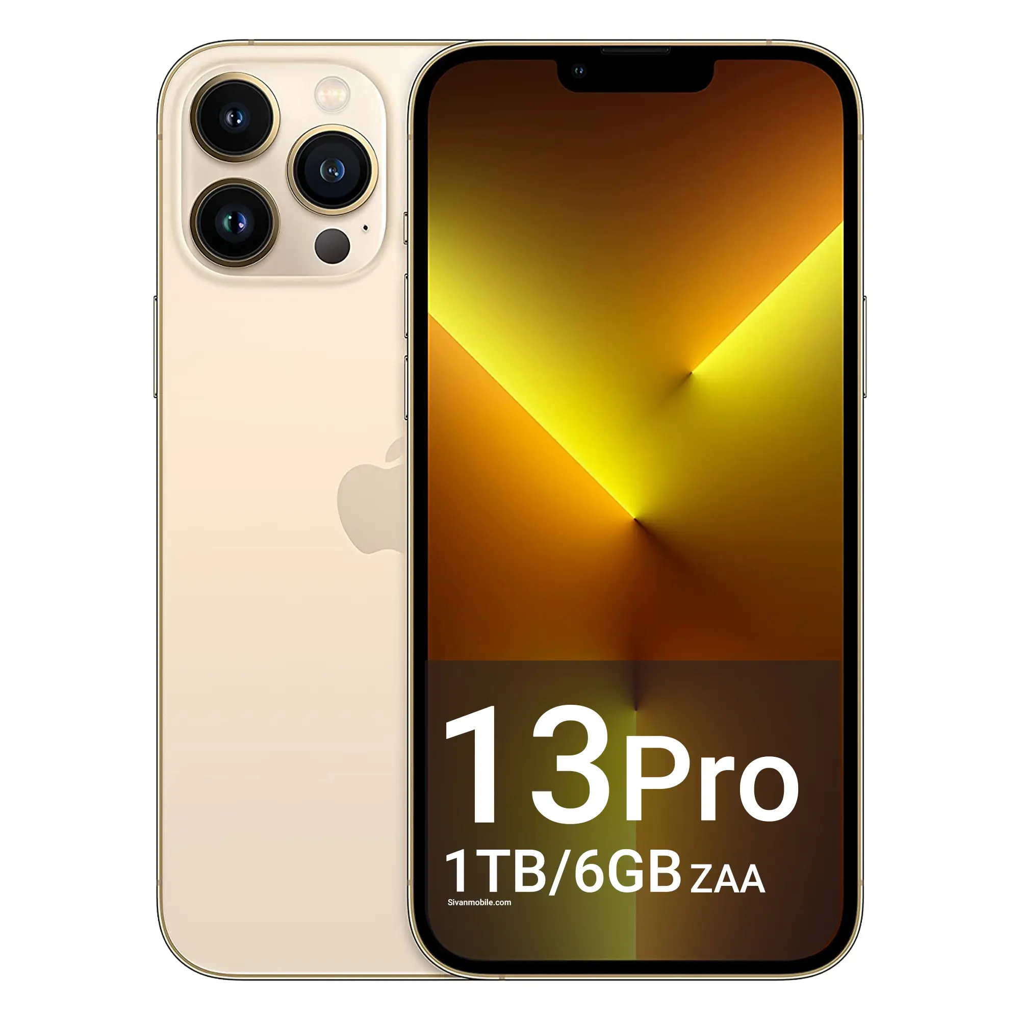 گوشی موبایل اپل مدل iPhone 13 Pro Gold 1TB/6 ZAA